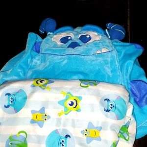 Monsters Inc fitted crib sheet/changing pad cover